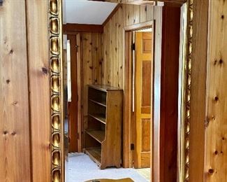 Wooden gilt mirror