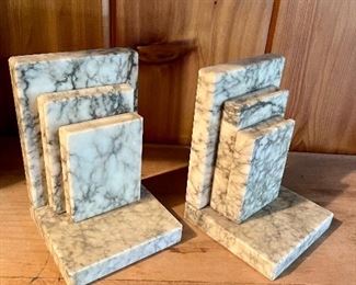 Marble bookends