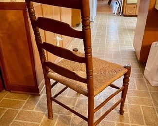 Nice ladderback chairs quite nice quality not usually seen