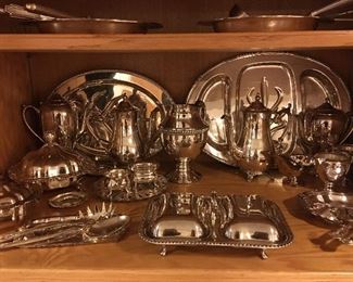 Silver plate Serving dishes 