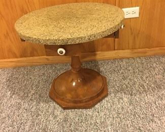 Marble Top Drawer Table