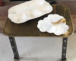 Chinoiserie Legged & Brass Topped Table by Baker. 