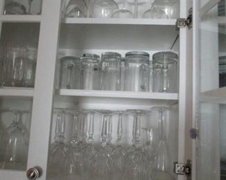 Tons of nice glassware