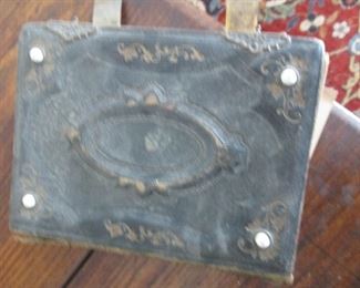 Cover of early photo albumn