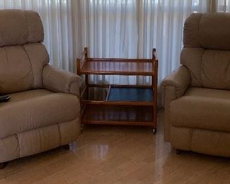 La-Z-Boy Electric Recliners, Teak Bar Cart