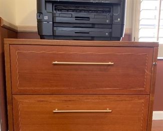 FREE matching Desk with the purchase of the Matching Credenza, 3-Drawer File ad 2-Drawer Lateral File