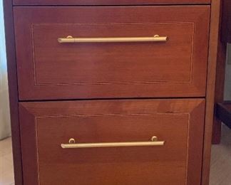 FREE matching Desk with the purchase of the Matching Credenza, 3-Drawer File ad 2-Drawer Lateral File