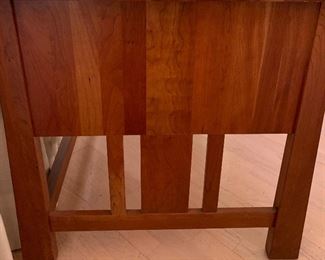 Ethan Allen 5-Drawer Desk and Matching 2-Drawer Lateral File