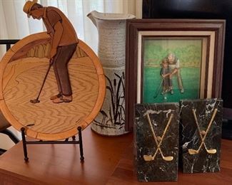 Golf Decor (Golfer Puzzle)