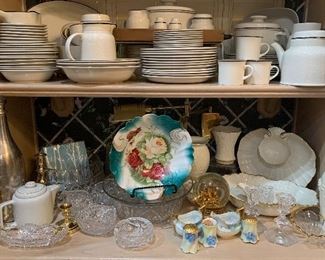 Assorted Kitchen, Pots & Pans, Bakeware, Serving, China, Glassware and more...
