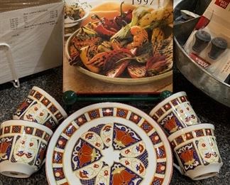 Assorted Kitchen, Pots & Pans, Bakeware, Serving, China, Glassware and more...