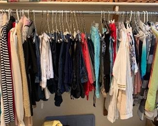 Women's Sizes S,M, L and Men's Clothing Lg, XL