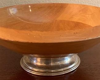Sterling and Wood Bowl