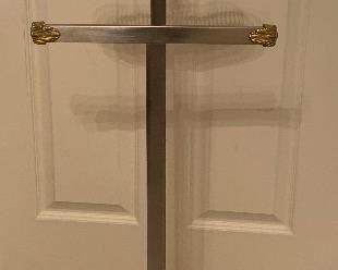 1960's Vintage Maison Jansen Rams Brass Head and Hooves Valet