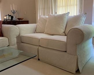 Custom Sofa and Loveseat