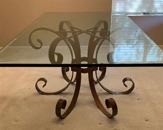 Iron Dining Table 42' x 72"