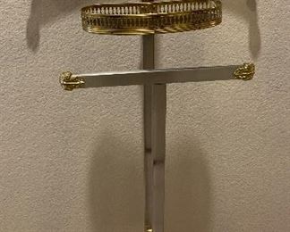 1960's Vintage Maison Jansen Rams Brass Head and Hooves Valet