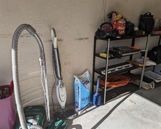 Shark steamer and also we have a Shark upright vac