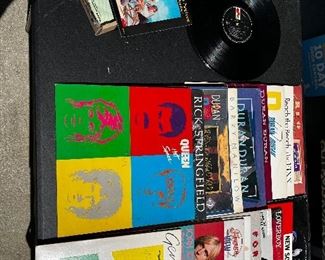 Albums and 45s