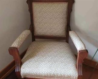 Eastlake open arm chair