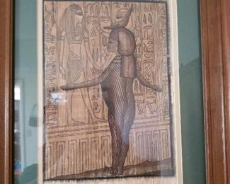 Egyptian papyrus picture