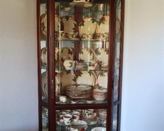 Corner Mahogany Corner Cabinet