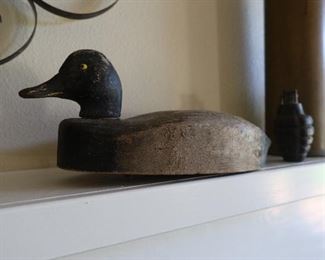 Antique Wooden Duck Decoy
