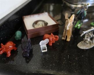 Marble - Quartz Miniature Figurines 