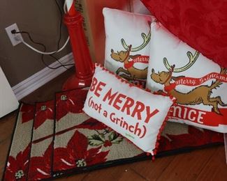 Christmas Pillows - Floor Mats