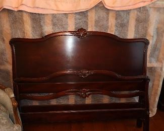 Mahogany Queen Bed - We will get it set up