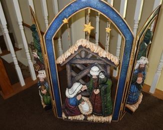 Christmas Fire Screen