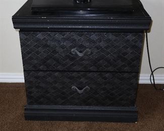 2 Drawer Side Table