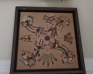 Indian Sand Art Pucture