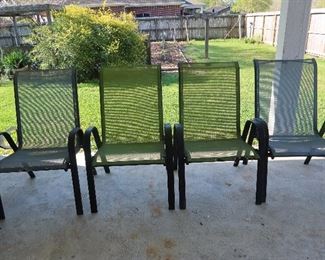 Set of 4 Lawn Chairs