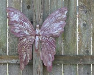Metal Yard Art Butterfly - There are 3 of them.