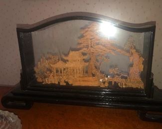 water stain in the shape of the Savior