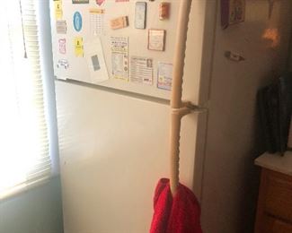 Hmmm, that hand towel was white yesterday, WHAT HAS THE REFRIGERATOR DONE?!?!?!