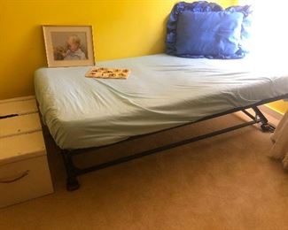 uncomfortable cot for guests you don't want staying too long (in my case that would be all guests of any kind) (once Cher stayed with me for a few months and I was ready to bury her in the backyard)