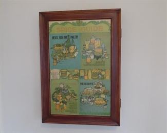 Vintage spice cabinet