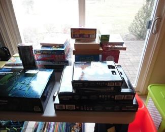 Lots of play things and educational items