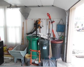 Plenty of lawn and garden equipment to be had