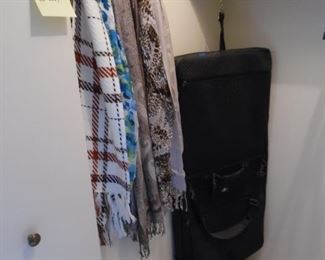 Luggage and scarves