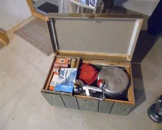 Vintage Boy Scout box of treasures