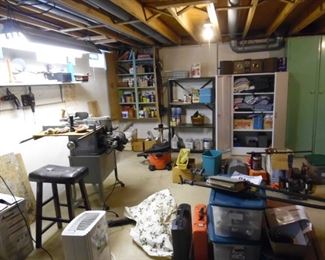 Behold, the basement full of treasures