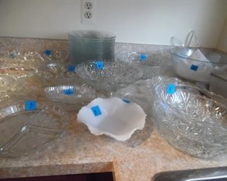 Beautiful vintage serving dishes