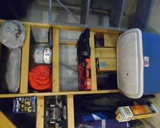 Plenty of outdoor gear and tools to be had