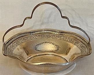 Item 29:  Sterling Silver Basket - 5.25" x 4": $48