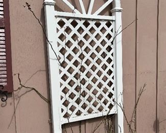 Item 38:  (2) Trellises - 37"l x 3.5"w x 94"h:  $165/Each