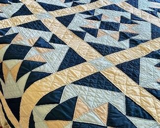 Item 53:  Handmade, Blue and White Full/Twin Coverlet:  $95