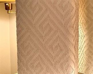 Item 117:  Vintage Wicker Hamper (very clean) - 11.5"l x 11.5"w x 24"h:  $28